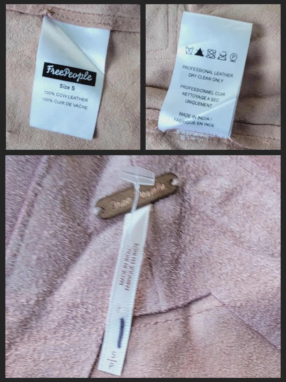 Free People Canyonlands Suede Leather Jumper Dress **missing Buttons*Pls Read